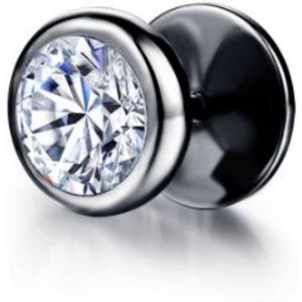 Firetti Single-Ohrstecker Schmuck Geschenk Ohrschmuck einzeln Glamour, mit Zirkonia (synth)