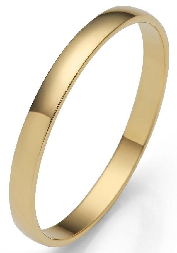 Firetti Trauring Schmuck Geschenk Gold Hochzeit Ehering Trauring "LIEBE", Made in Germany, wahlweise mit oder ohne Brillant – Bild 2 von 2