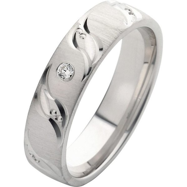 Firetti Trauring Schmuck Geschenk Hochzeit Ehering "LIEBE", wahlweise mit oder ohne Zirkonia (synth)