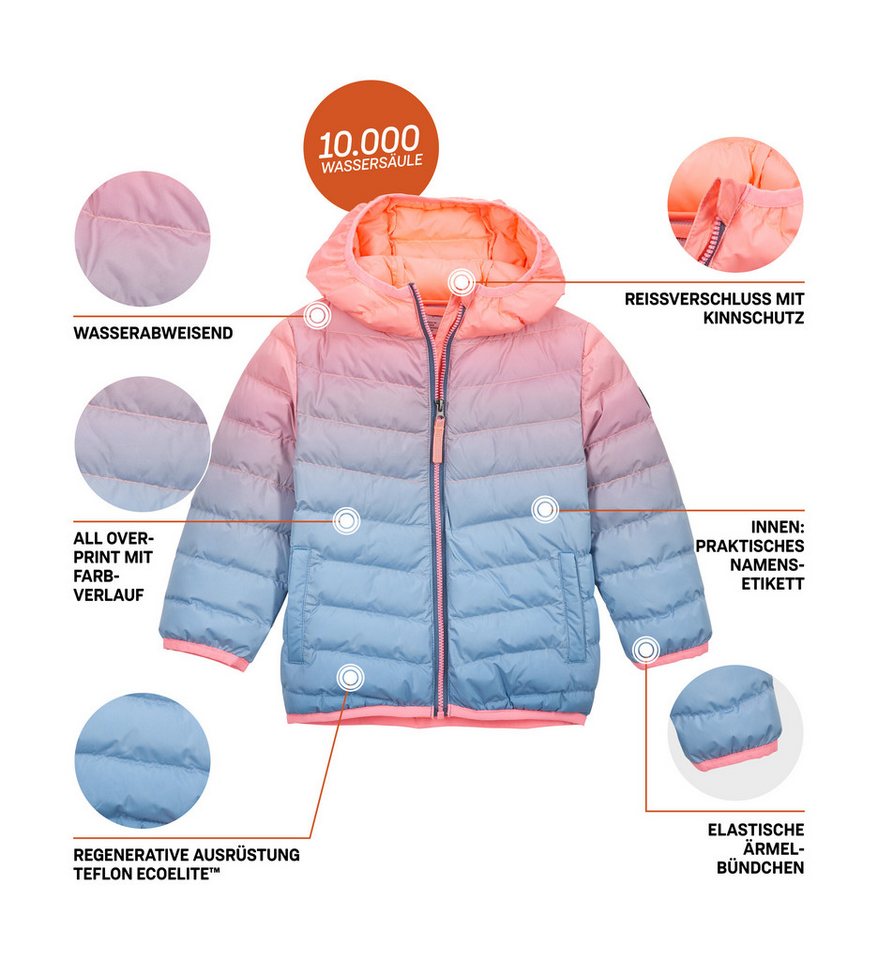 first instinct by killtec Steppjacke FIOS 16 MNS QLTD JCKT Leichte Steppjacke mit Farbverlauf und Teflon EcoElite™ Imprägnierung – Bild 5 von 5