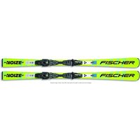 FISCHER Herren Racing Ski RC4 NOIZE ST YELLOW SUPERFLEX + RC4, Größe 170 in Schwarz