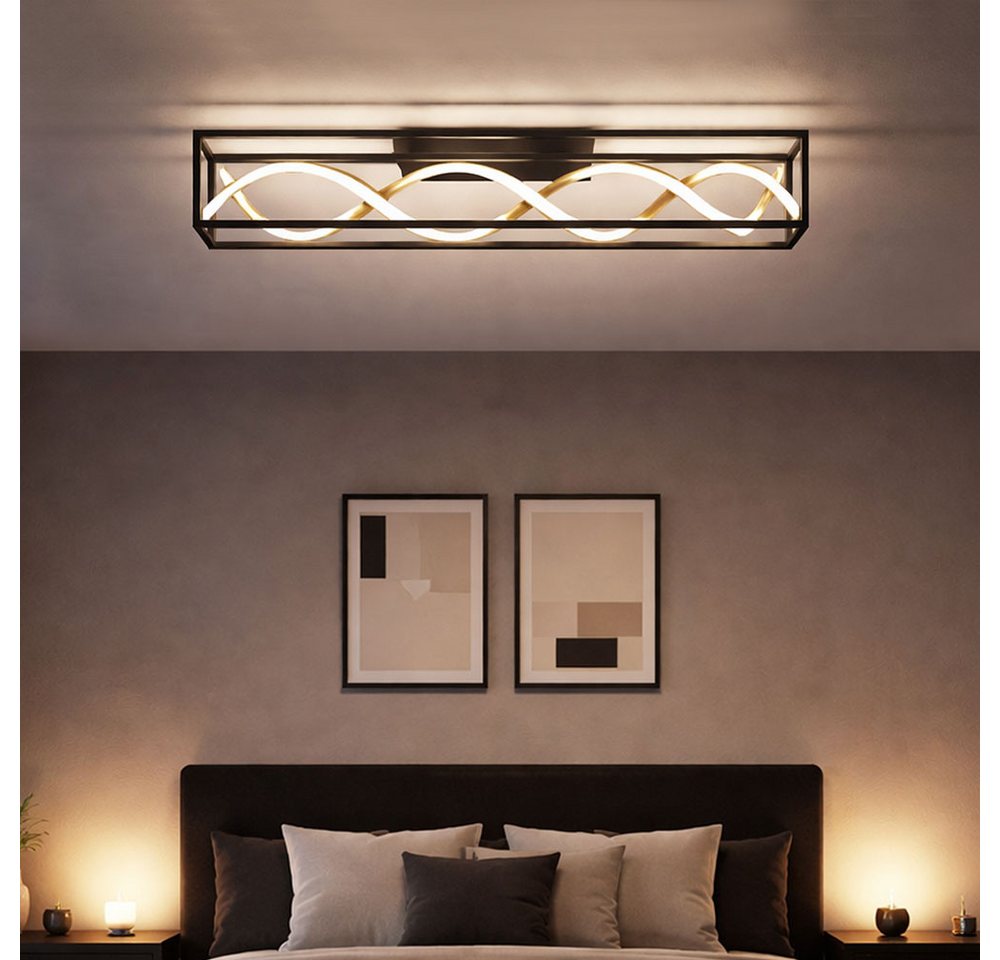 FISCHER & HONSEL LED Deckenleuchte, LED-Leuchtmittel fest verbaut, Kaltweiß, Warmweiß, Neutralweiß, Tageslichtweiß, Farbwechsel, Deckenlampe Deckenleuchte LED F – Bild 4 von 5