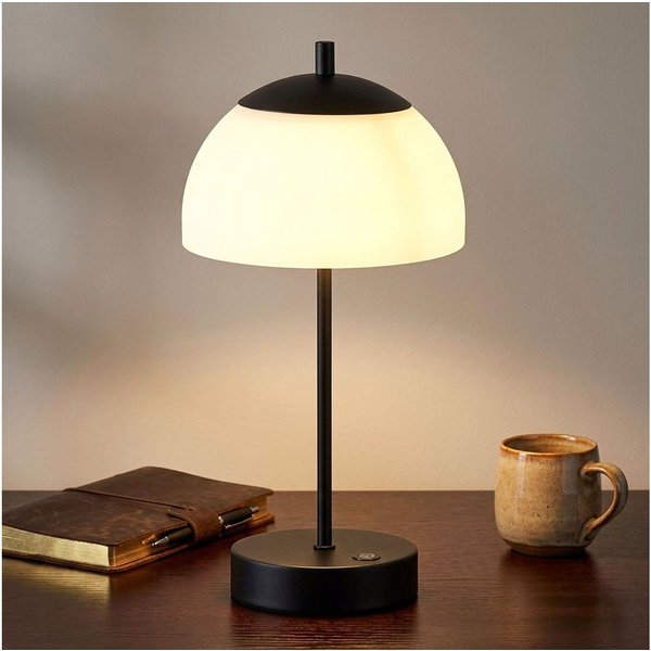 FISCHER & HONSEL LED Tischleuchte, LED-Leuchtmittel fest verbaut, Farbwechsel, Neutralweiß, Kaltweiß, Warmweiß, Tageslichtweiß, Tischlampe LED Nachttischlampe S