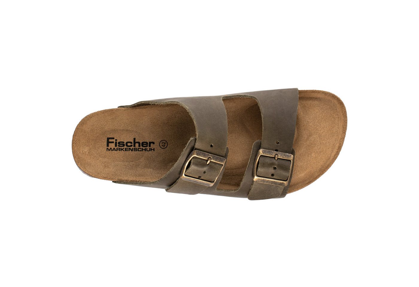 Fischer-Markenschuh Adrian Pantolette aus Nappaleder, Lederfutter, ergonomisch geformtes Fußbett – Bild 3 von 5