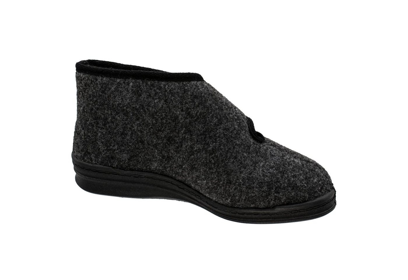 Fischer-Markenschuh Basti Hausschuh mit Klettverschluss, mit Schurwollfutter, Weite H – Bild 2 von 5