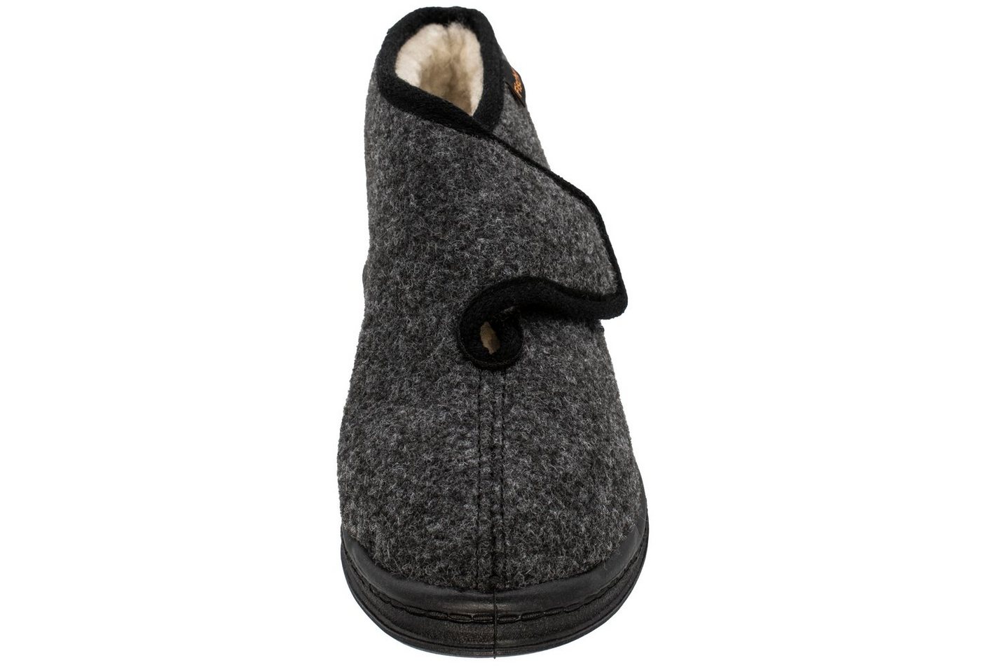 Fischer-Markenschuh Basti Hausschuh mit Klettverschluss, mit Schurwollfutter, Weite H – Bild 4 von 5