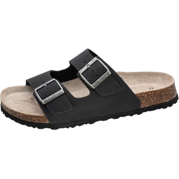 Fischer-Markenschuh Bruno Pantolette aus Leder, mit gepolstertem Lederfußbett