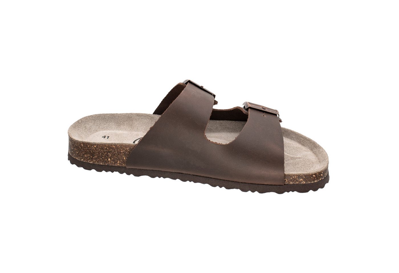 Fischer-Markenschuh Bruno Pantolette aus Leder, mit gepolstertem Lederfußbett – Bild 2 von 5