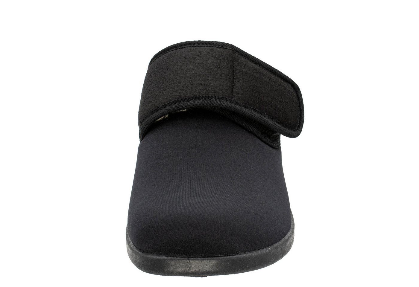 Fischer-Markenschuh Cornelius Pantoffel aus Stretchmaterial/Velour, mit Warmfutter, Weite L – Bild 4 von 5