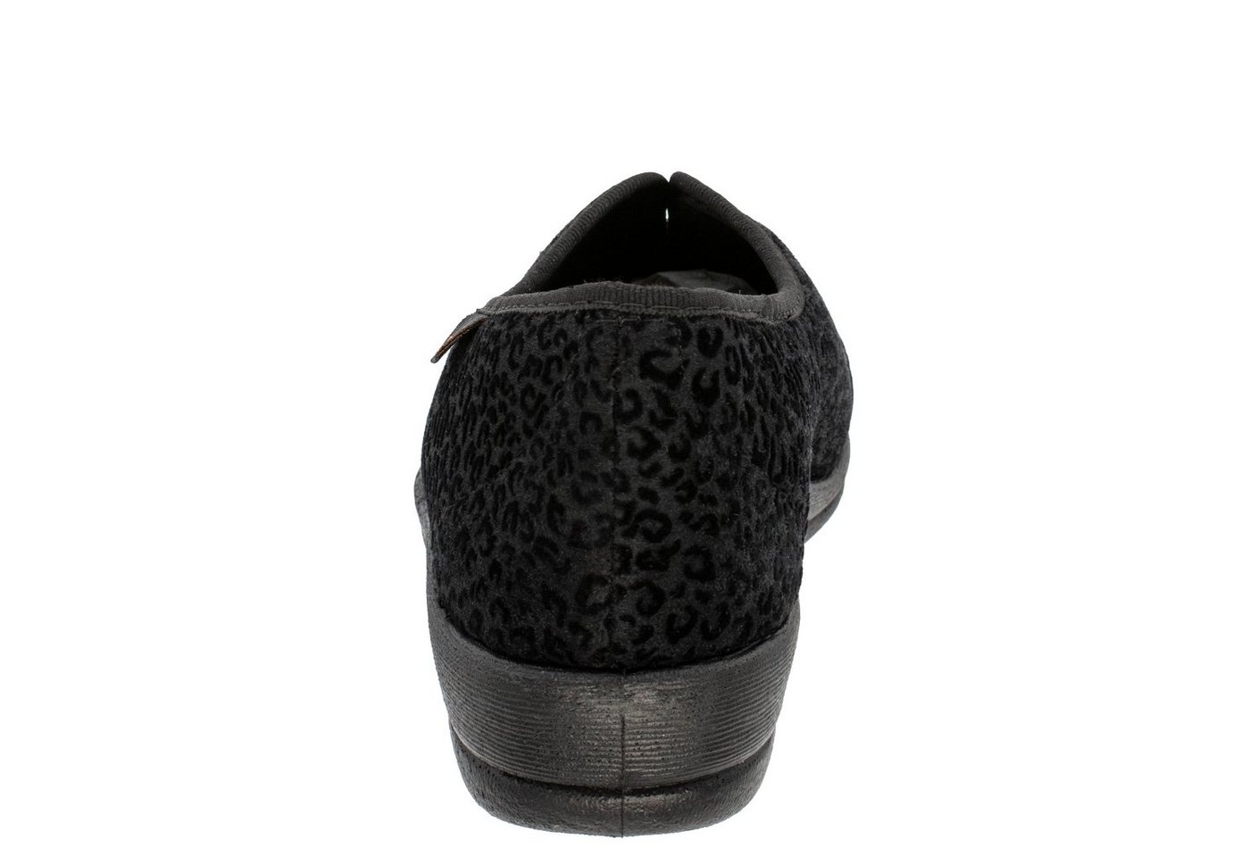 Fischer-Markenschuh Dora Hausschuh Leoprint, Weite H, Frotteefutter, Zum Schlupfen – Bild 5 von 5