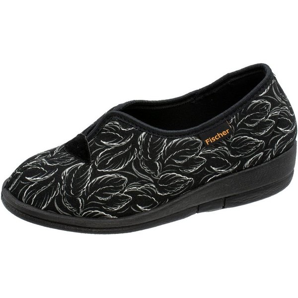 Fischer-Markenschuh Dora Hausschuh Microstretch, Textilfutter, Weite H, zum Schlupfen