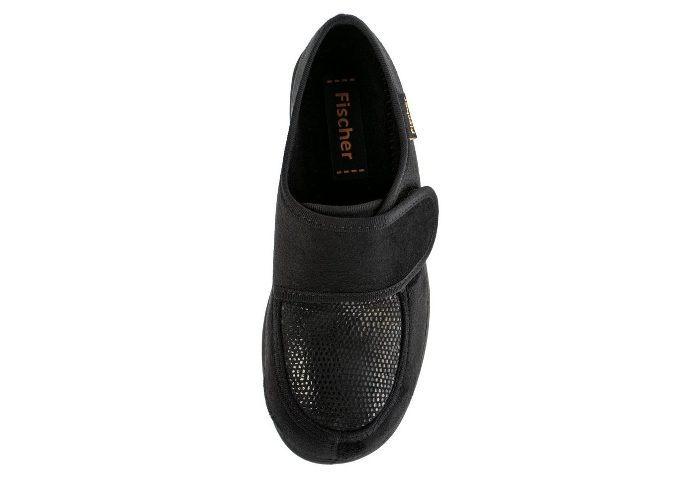 Fischer-Markenschuh Dora Hausschuh Reptilstretch, Klettverschluss, Weite H – Bild 3 von 5