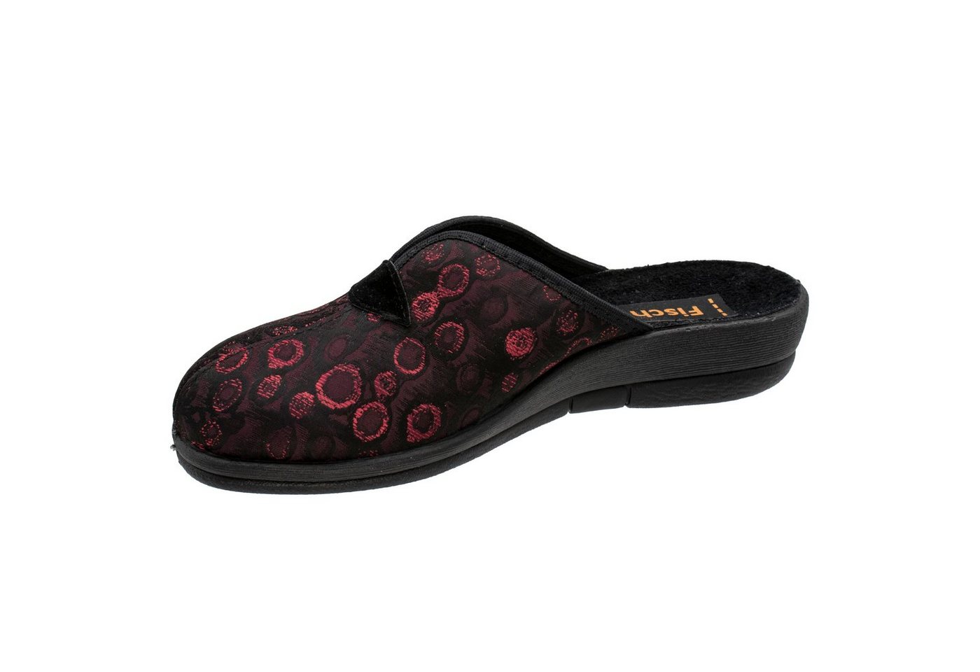 Fischer-Markenschuh Dora Pantoffel mit Frotteefutter, Weite H, V-Schnitt – Bild 2 von 5