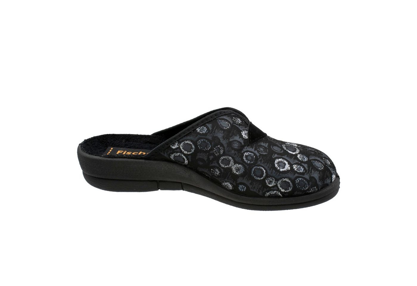 Fischer-Markenschuh Dora Pantoffel mit Frotteefutter, Weite H, V-Schnitt – Bild 2 von 5