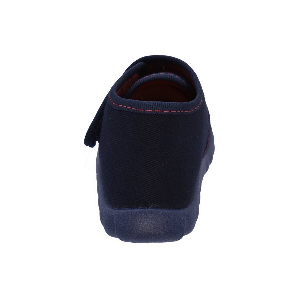Fischer-Markenschuh Flexi Hausschuh mit Feuerwehrauto, aus Baumwollstoff mit Frotteefutter – Bild 5 von 5