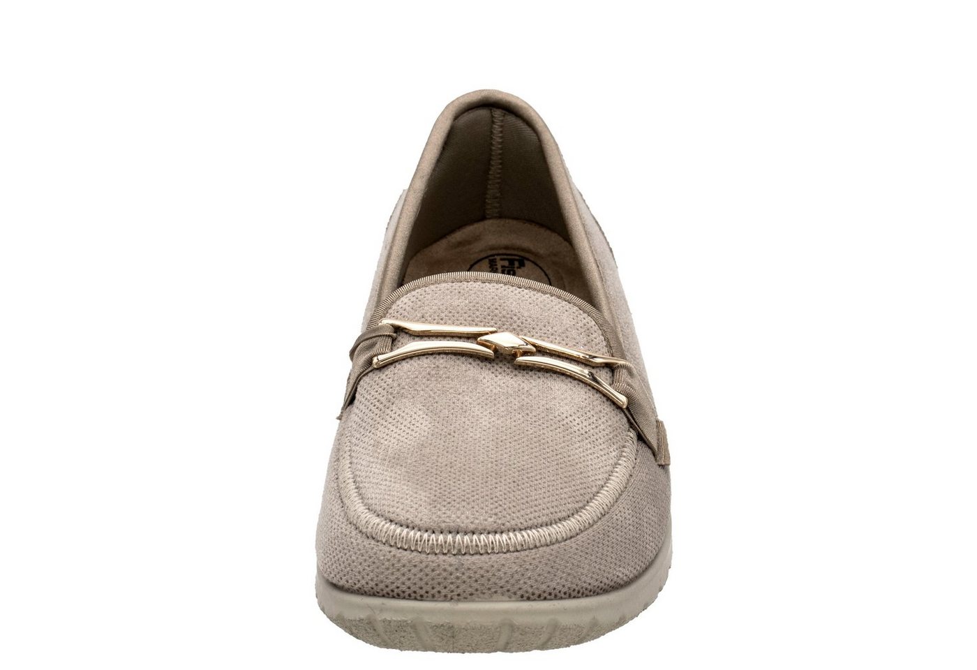 Fischer-Markenschuh Karin Slipper aus Stretchmaterial, Textilfutter, Ledereinlegesohle herausnehmbar – Bild 4 von 5