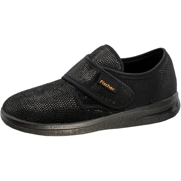 Fischer-Markenschuh Ortho Klettschuh mit Klettverschluss, Weite K, Frotteefutter, Reptilstretch