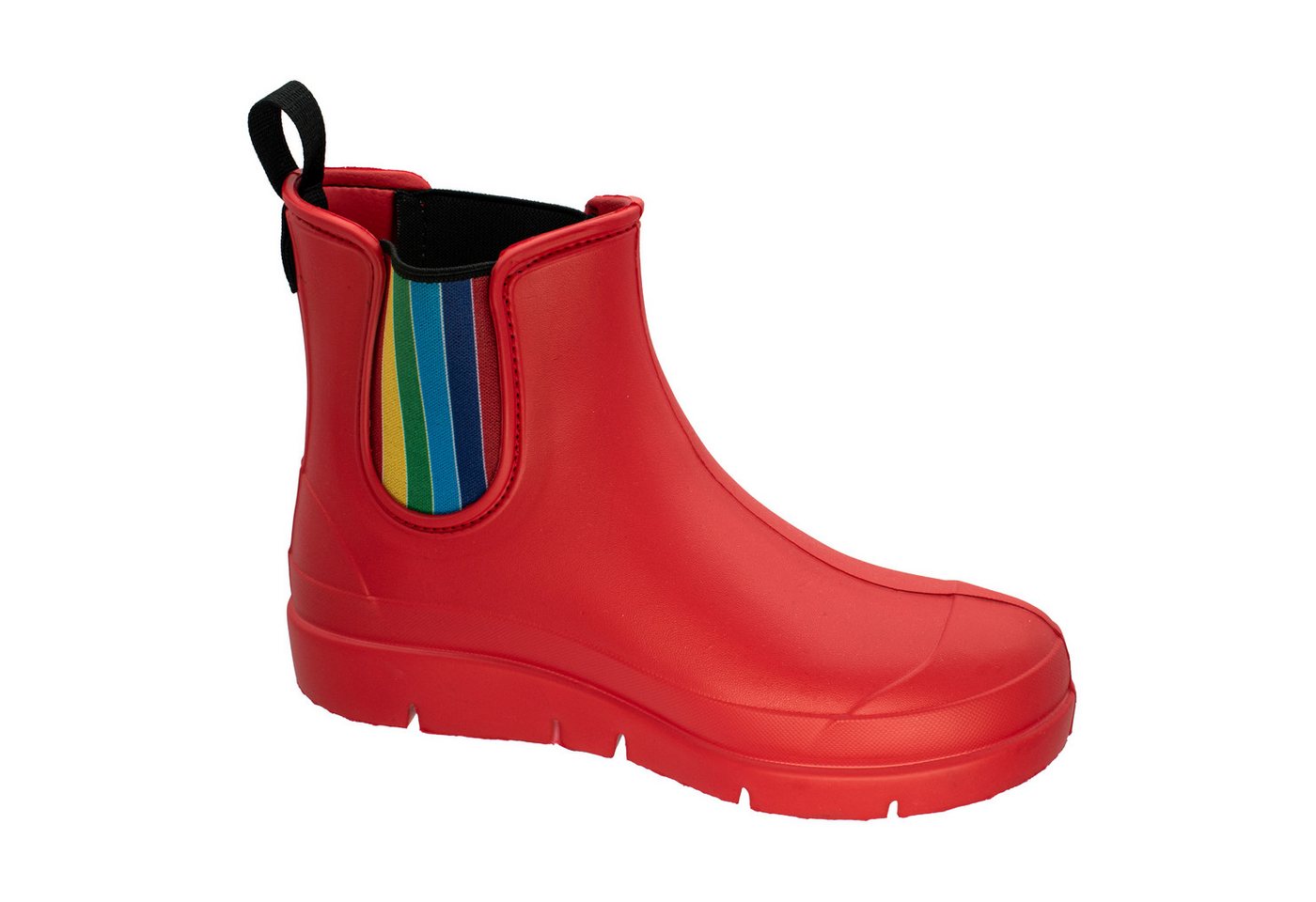 Fischer-Markenschuh Stella Gummistiefelette aus EVA, Regenbogen-Gummizug, leicht, EInlegesohle herausnehmbar – Bild 2 von 5