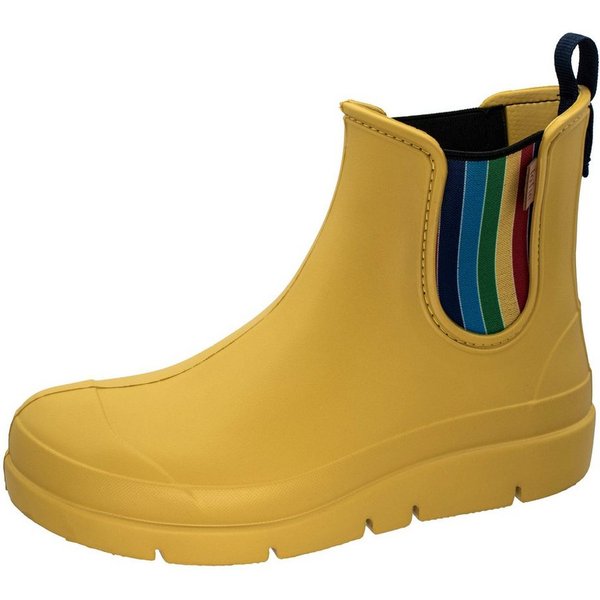Fischer-Markenschuh Stella Gummistiefelette leicht, Regenbogen-Gummizug, EInlegesohle herausnehmbar, aus EVA