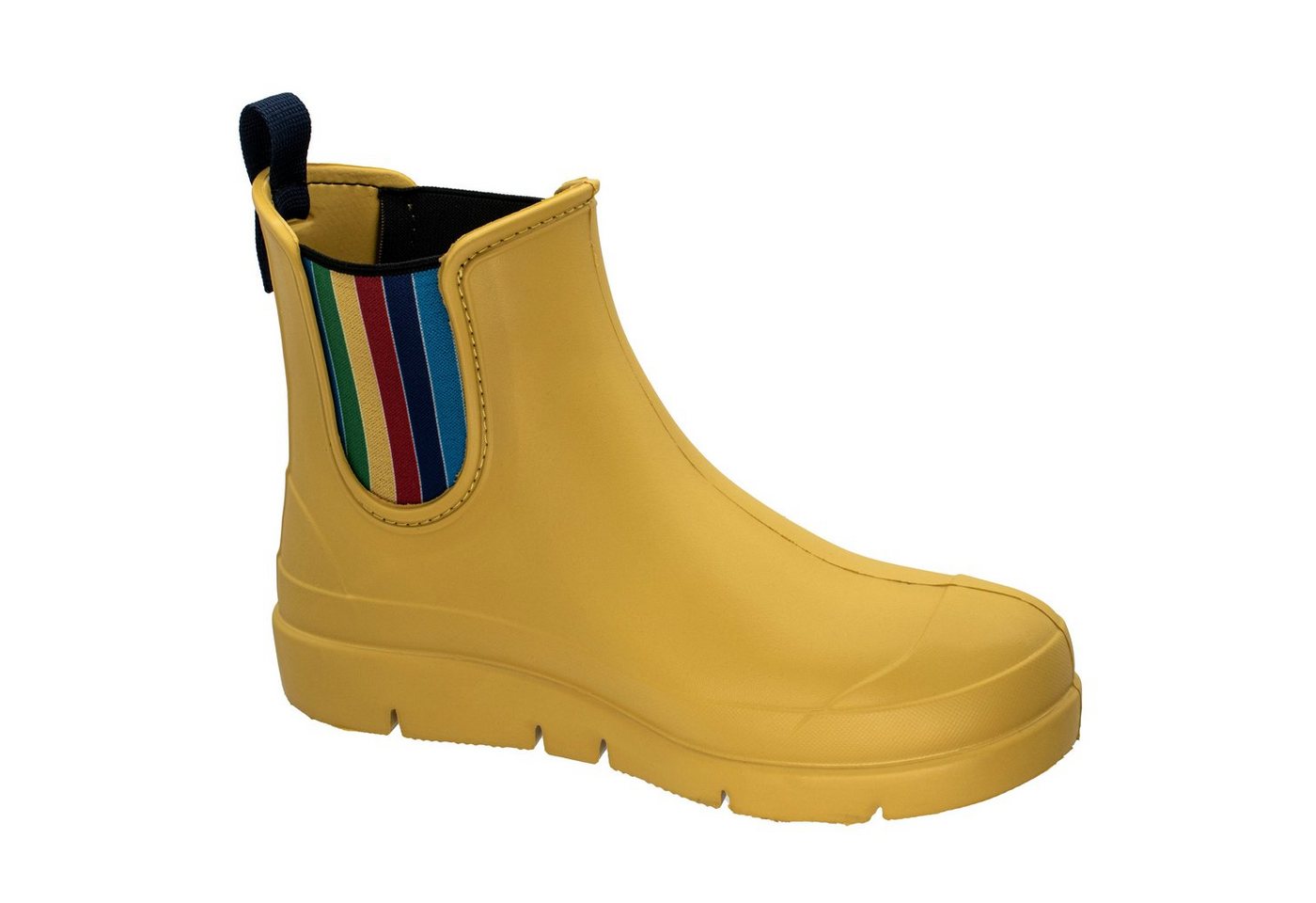 Fischer-Markenschuh Stella Gummistiefelette leicht, Regenbogen-Gummizug, EInlegesohle herausnehmbar, aus EVA – Bild 2 von 5