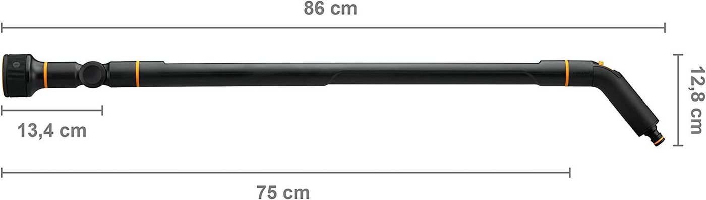 Fiskars Bewässerungsbrause Gießstab Sprühpistole Blumendusche Bewässerungsset 74cm, (2-St) – Bild 3 von 5