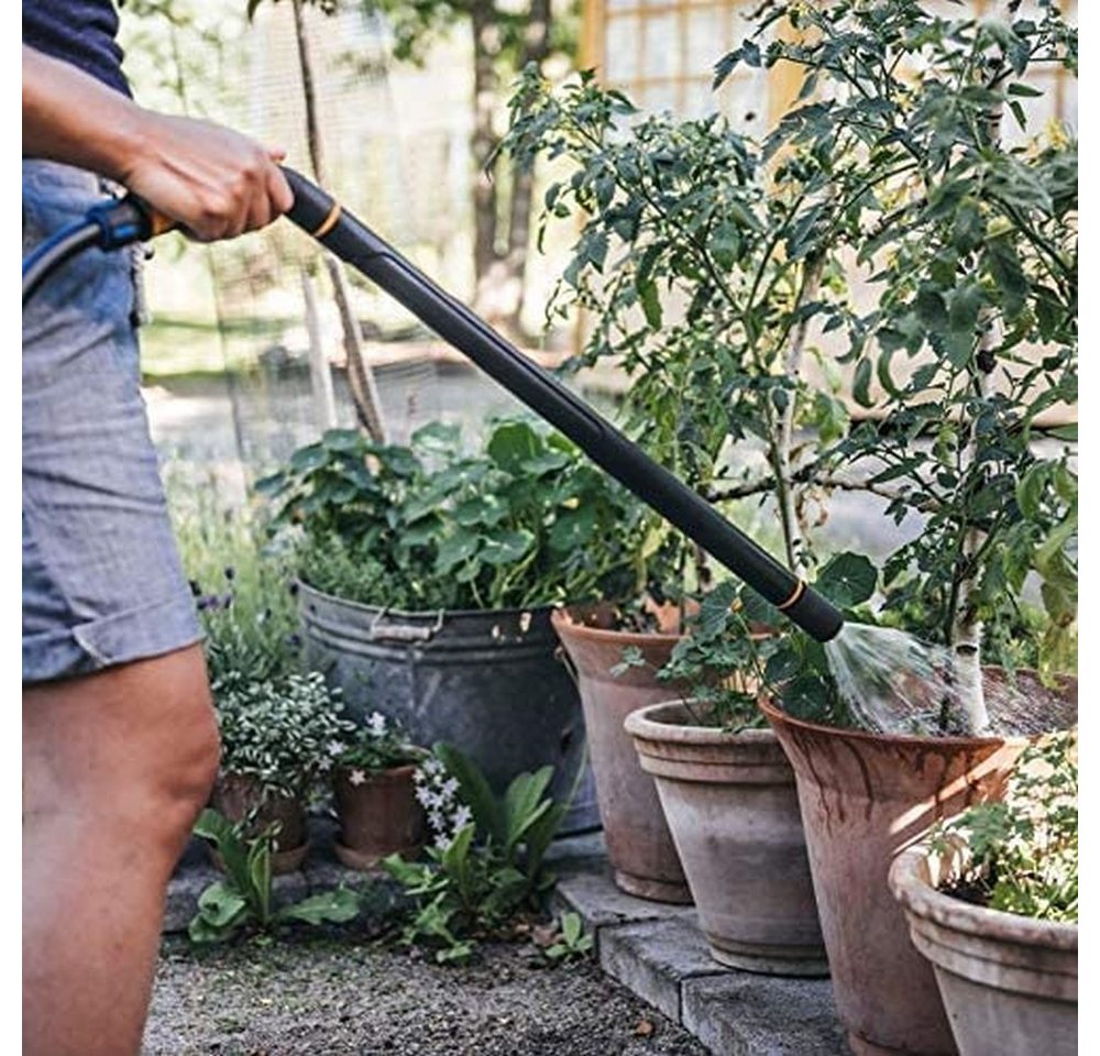 Fiskars Bewässerungsbrause Gießstab Sprühpistole Blumendusche Bewässerungsset 74cm, (2-St) – Bild 4 von 5