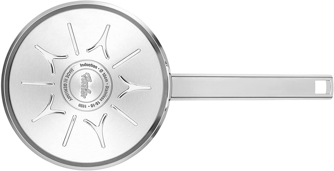 Fissler Kasserolle ORIGINAL-PROFI COLLECTION®, Edelstahl 18/10 (1-tlg), mit breitem Schüttrand, Kaltmetallgriffen. Made in Germany, Induktion – Bild 4 von 5
