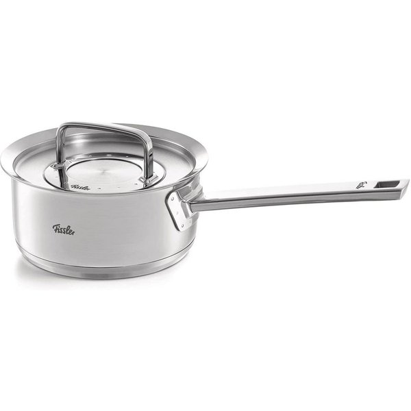 Fissler Kasserolle ORIGINAL-PROFI COLLECTION®, Edelstahl 18/10 (2-tlg), mit breitem Schüttrand, Kaltmetallgriffen. Made in Germany, Induktion