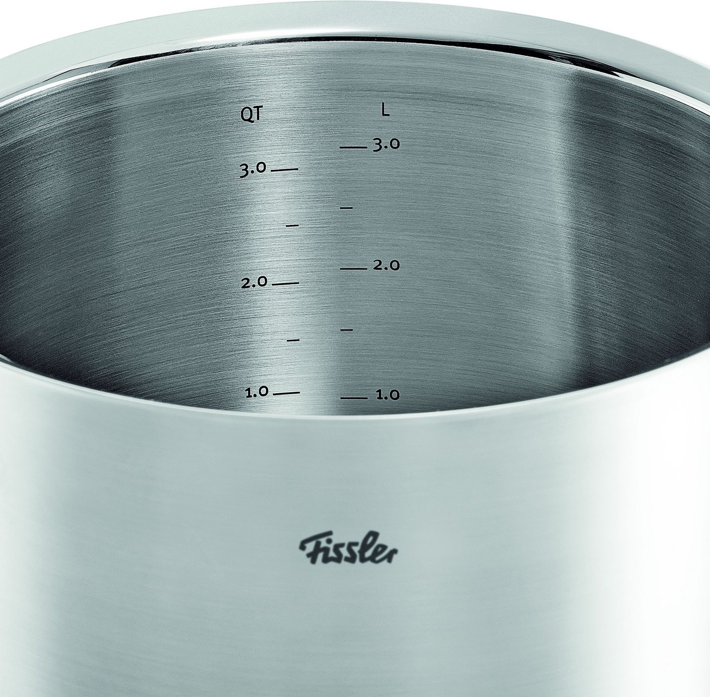 Fissler Milchtopf ORIGINAL-PROFI COLLECTION®, Edelstahl 18/10 (1-tlg), mit breitem Schüttrand, Kaltmetallgriffen. Made in Germany – Bild 3 von 5