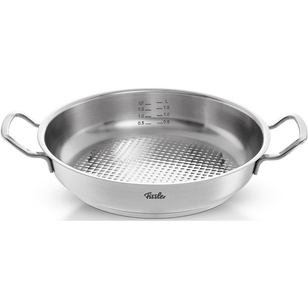 Fissler Servierpfanne ORIGINAL-PROFI COLLECTION®, Edelstahl 18/10 (1-tlg), mit breitem Schüttrand, Kaltmetallgriffen. Made in Germany