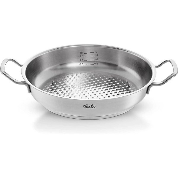 Fissler Servierpfanne ORIGINAL-PROFI COLLECTION® Servierpfanne (ohne Deckel), Edelstahl 18/10 (1-tlg), mit breitem Schüttrand, Kaltmetallgriffen. Made in German