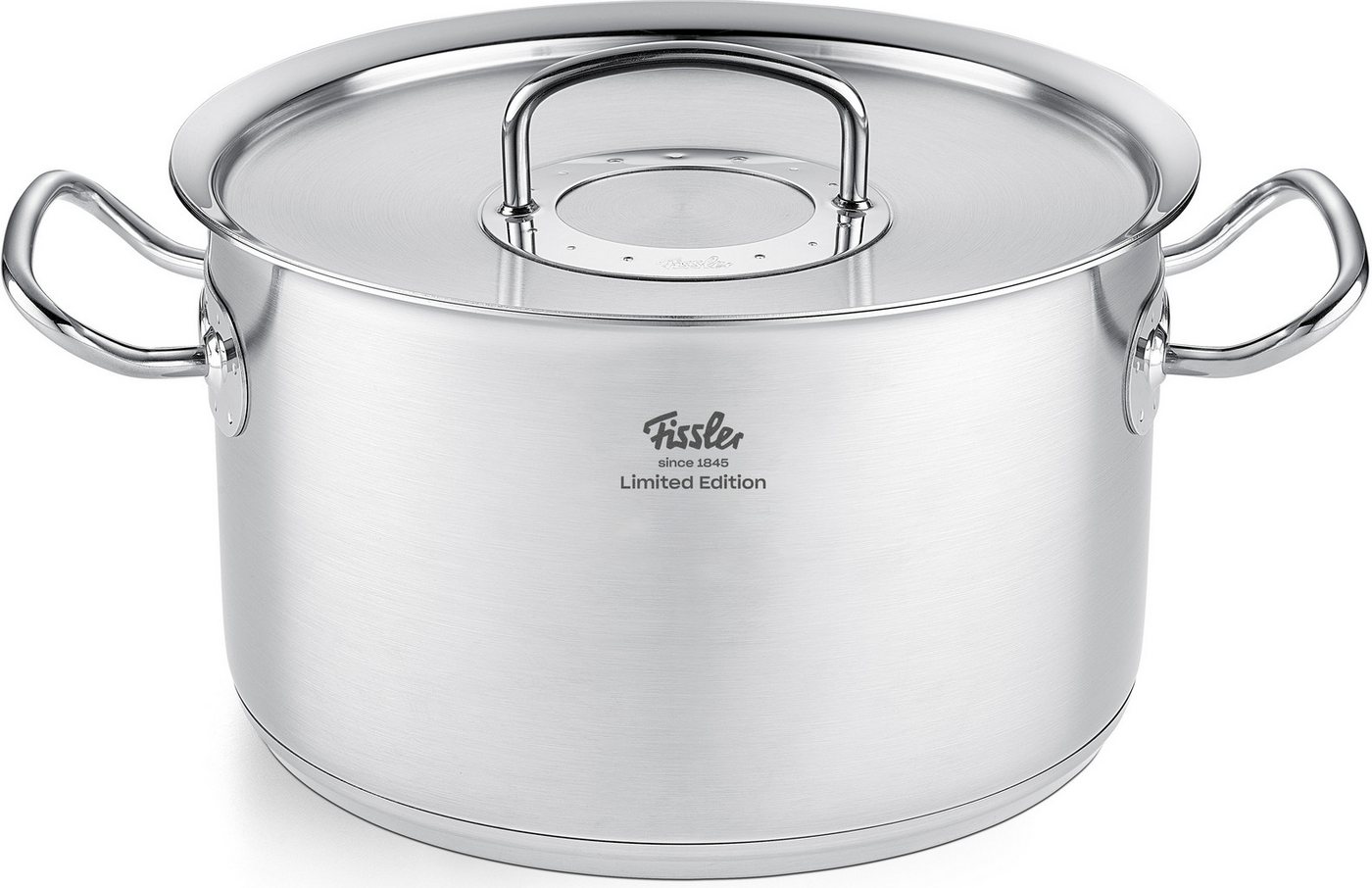 Fissler Topf-Set Original-Profi Collection® Retro, Edelstahl 18/10 (Set, 9-tlg., 3 Kochtöpfe,1 Bratentopf, 1 Stielkasserolle, 4 Metalldeckel), Limited Edition,  – Bild 3 von 5