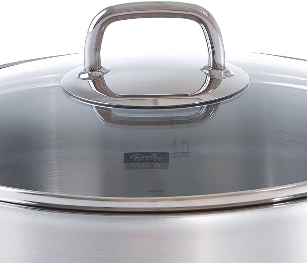 Fissler Topf-Set Viseo, Edelstahl 18/10 (9-tlg., je 1 Kochtopf 16/20/24 cm, 1 Stielkasserolle 16 cm, 1 Bratentopf 20 cm), Made in Germany,Induktionsgeeignet – Bild 2 von 5