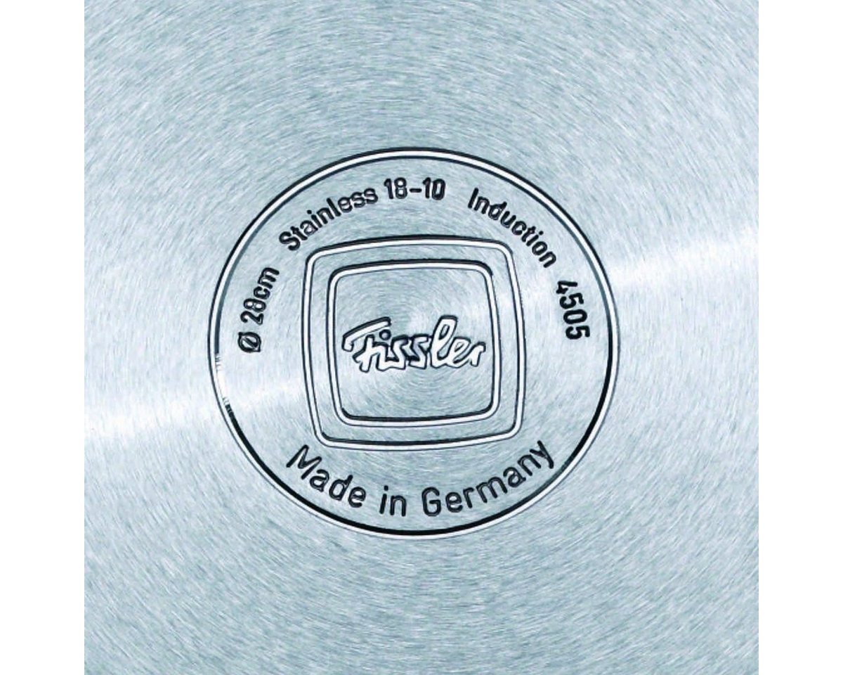 Fissler Topf-Set Viseo, Edelstahl 18/10 (9-tlg., je 1 Kochtopf 16/20/24 cm, 1 Stielkasserolle 16 cm, 1 Bratentopf 20 cm), Made in Germany,Induktionsgeeignet – Bild 5 von 5
