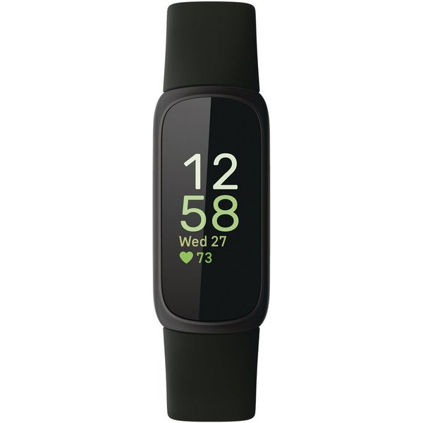 fitbit Sportuhr Inspire 3 Inspire 3, (1-tlg), Telefonsuchfunktion, Überwachung der Herzfrequenzvariabilität (HRV)