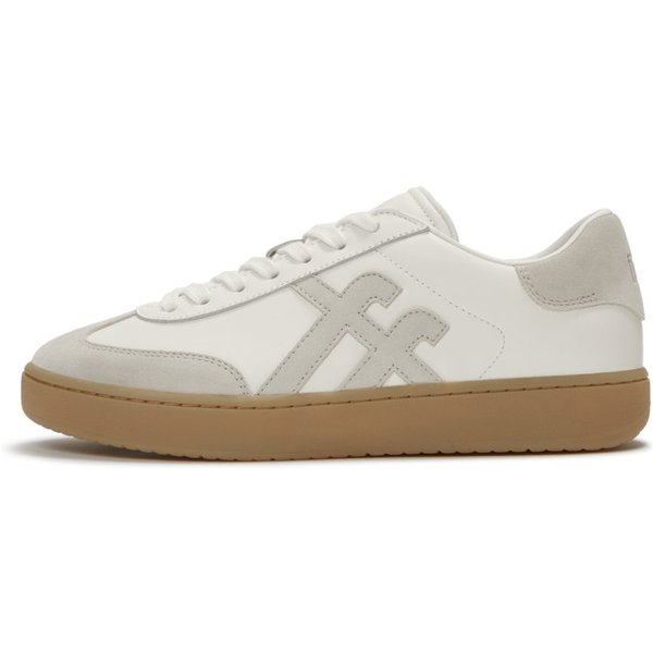 Fitflop THE DASH T-TOE Plateausneaker Freizeitschuh, Halbschuh, Schnürer, Retro Sneaker im Material-Mix