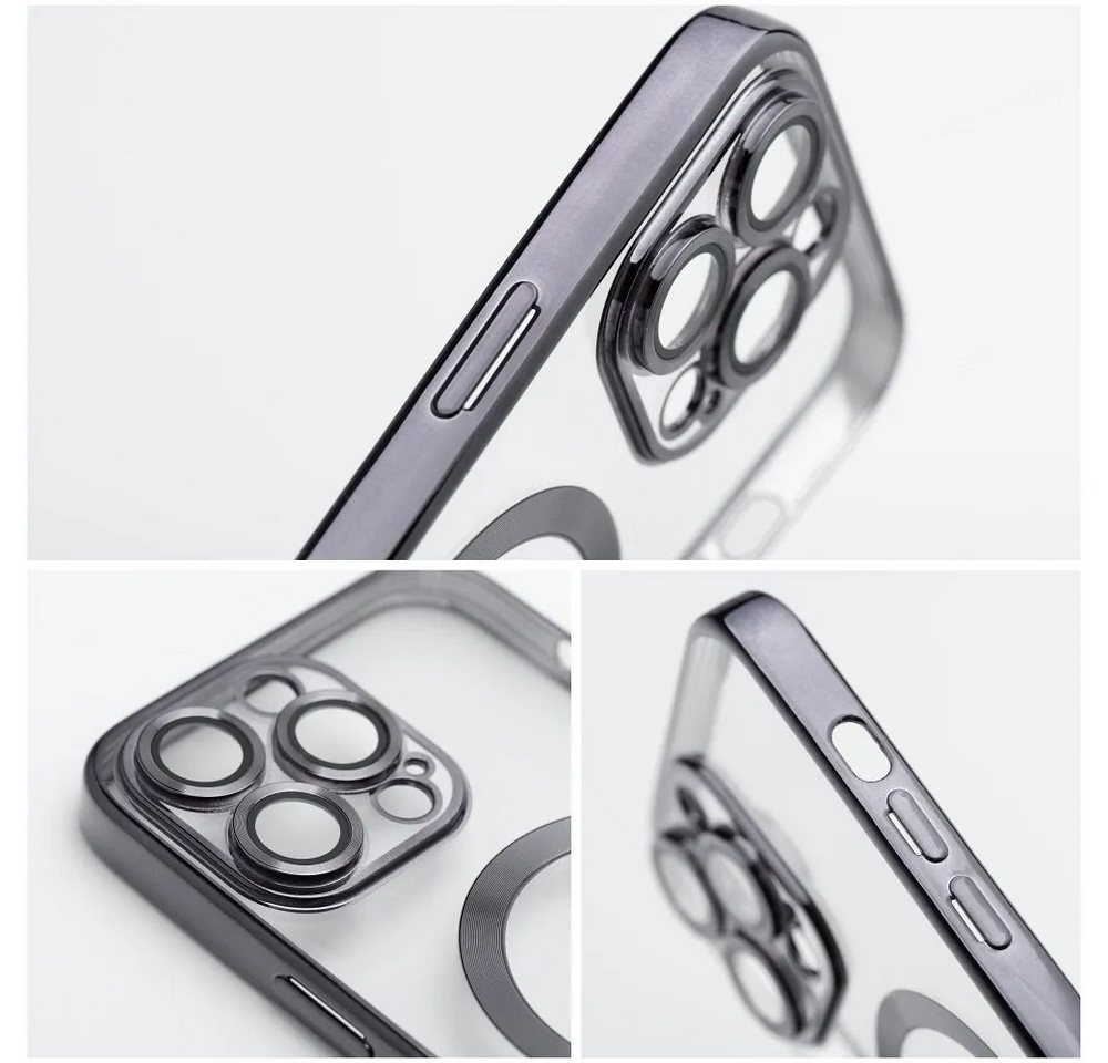 FITSU Handyhülle Schutzhülle für iPhone 17 Pro mit Kameraschutz MagSafe kompatibel 6,3 Zoll, Transparente Schutzhülle für Apple iPhone 17 Pro mit farbigen Rahme – Bild 3 von 5