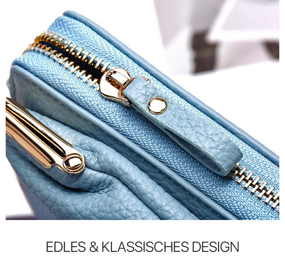 FITSU Mini Bag Umhängetasche, Schultertasche, Handytasche zum Umhängen, Umhängetasche mit Handyfach und abnehmbaren Schultergurt – Bild 3 von 5