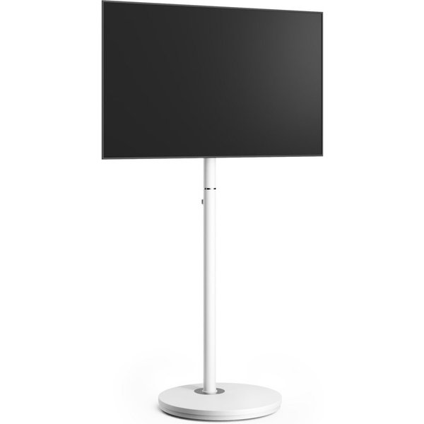 FITUEYES TV-Ständer mit Lenkrollen, 24-48 Zoll, höhenverstellbar, (bis 48,00 Zoll, Metallkonstruktion, mit Kabelmanagement)