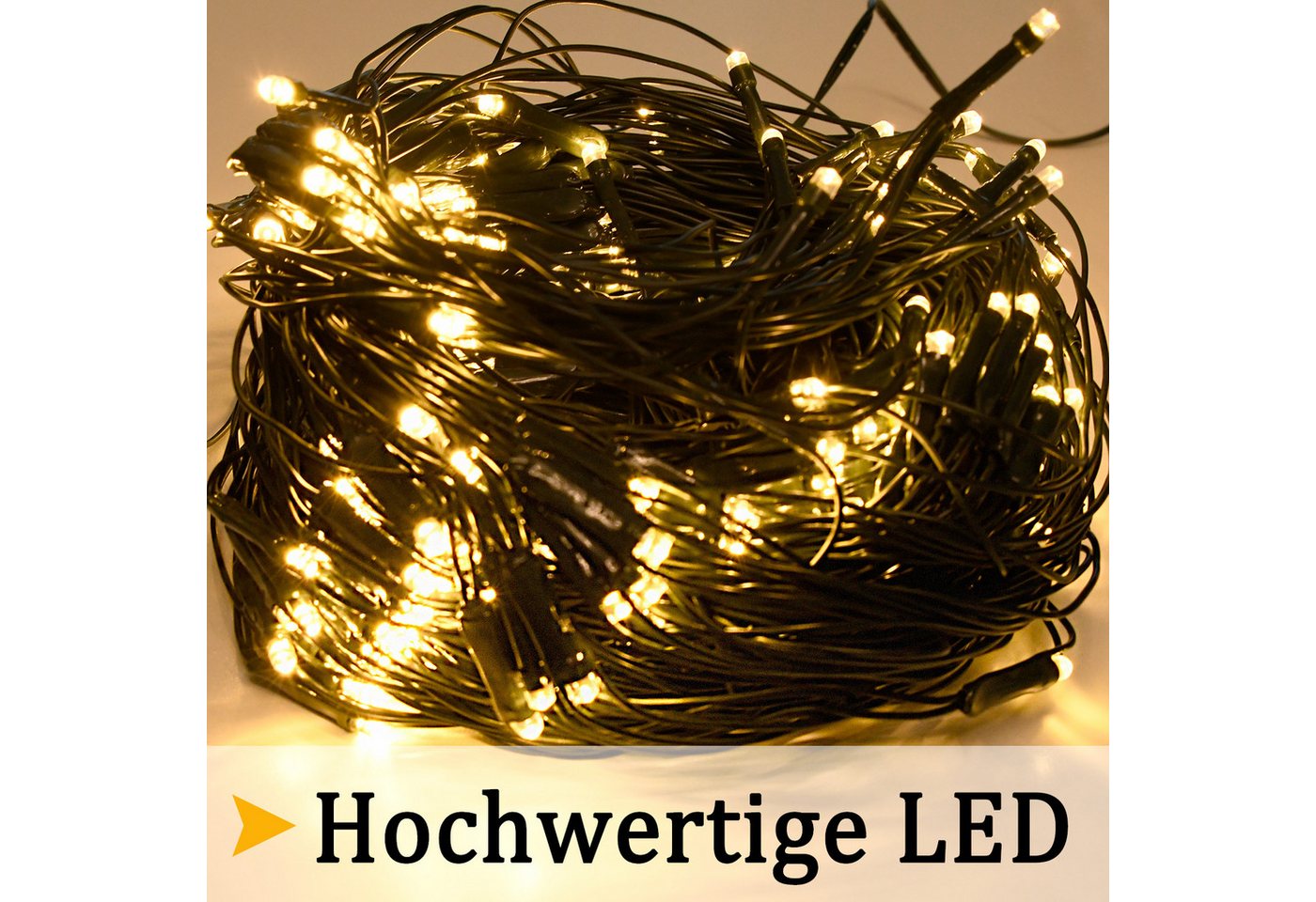 FIVMEN LED-Lichternetz LED-Lichterkette Weihnachtsdeko Weihnachten Netz, 8 Modi, Timer, Memory-Funktion – Bild 4 von 5