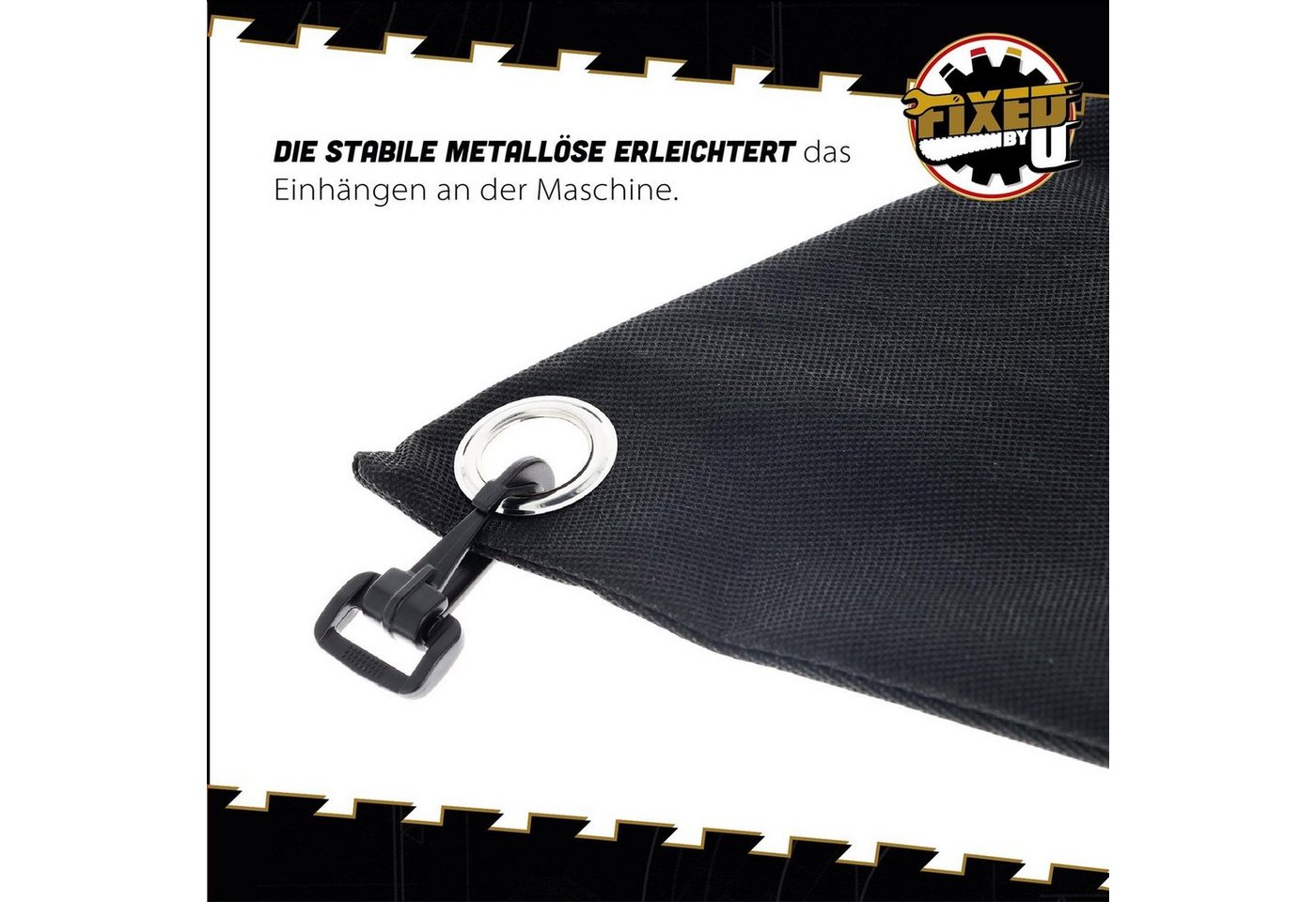 FixedByU Fangsack Universal Fangsack, für die meisten Laubsauger passend, 40 l, Test1 – Bild 3 von 5