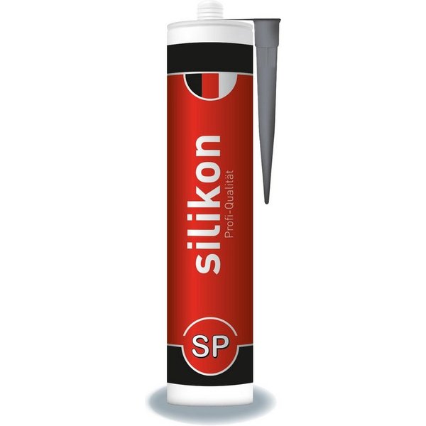 FixedByU Silikon Sanitär-Fugendichtmasse Grau, wasserfest, (1-tlg)