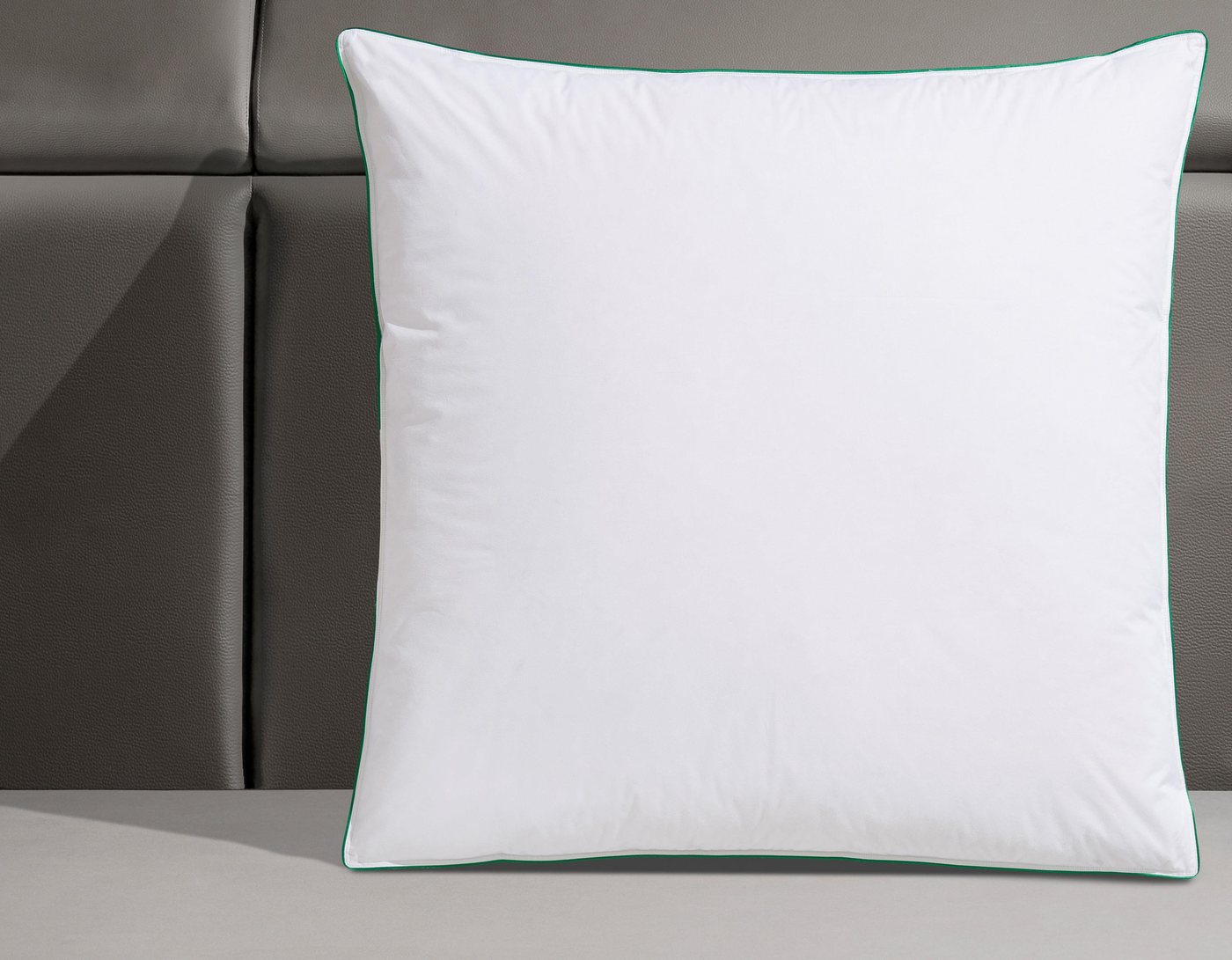 fjödur 3-Kammer-Kopfkissen Fee, in 40x80 & 80x 80 cm erhältlich, Füllung: Außenkammer mit 90% Daunen, 10% Federn, Bezug: 100% Baumwolle, Kissen stützend und kus – Bild 4 von 5