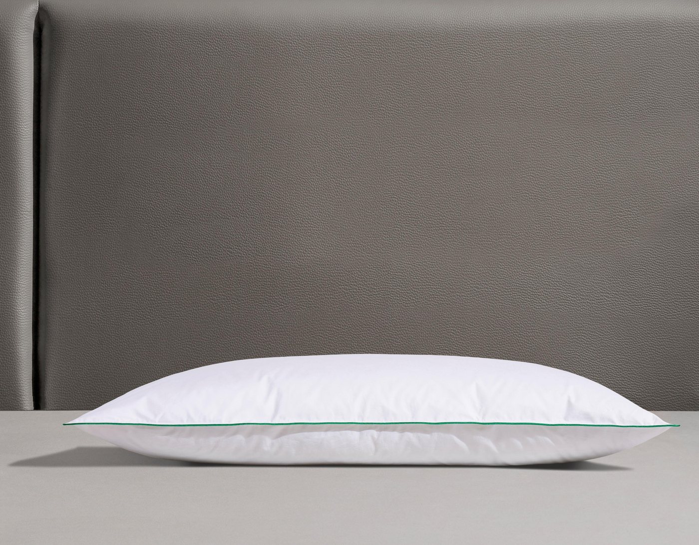 fjödur 3-Kammer-Kopfkissen Fee, in 40x80 & 80x 80 cm erhältlich, Füllung: Außenkammer mit 90% Daunen, 10% Federn, Bezug: 100% Baumwolle, Kissen stützend und kus – Bild 5 von 5