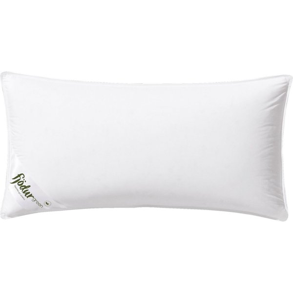 fjödur 3-Kammer-Kopfkissen Fleur, Kissen Made in Germany, Füllung: Außen: 50% Daunen % 50 %Federn, Innenkern aus Federn, Bezug: Bio-Baumwolle, Das 3-Kammerkisse