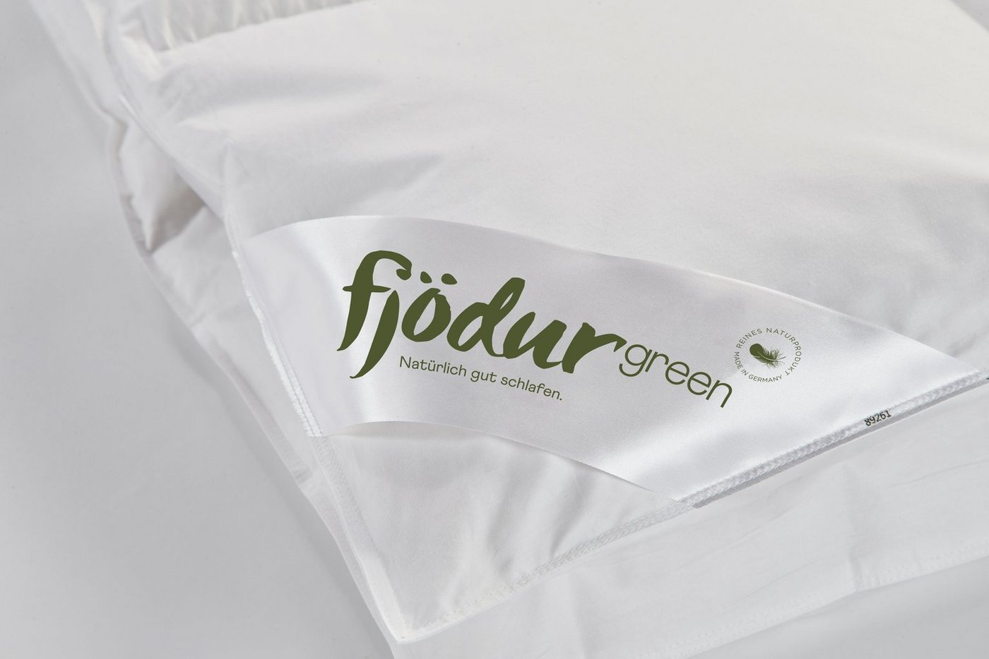 fjödur Daunenbettdecke Fleur, Füllung: 90% Daunen 10 % Federn, Bezug: Bio-Baumwolle, Bettdecken 135 x 200 cm und in vielen weiteren Größen erhältlich. – Bild 4 von 5