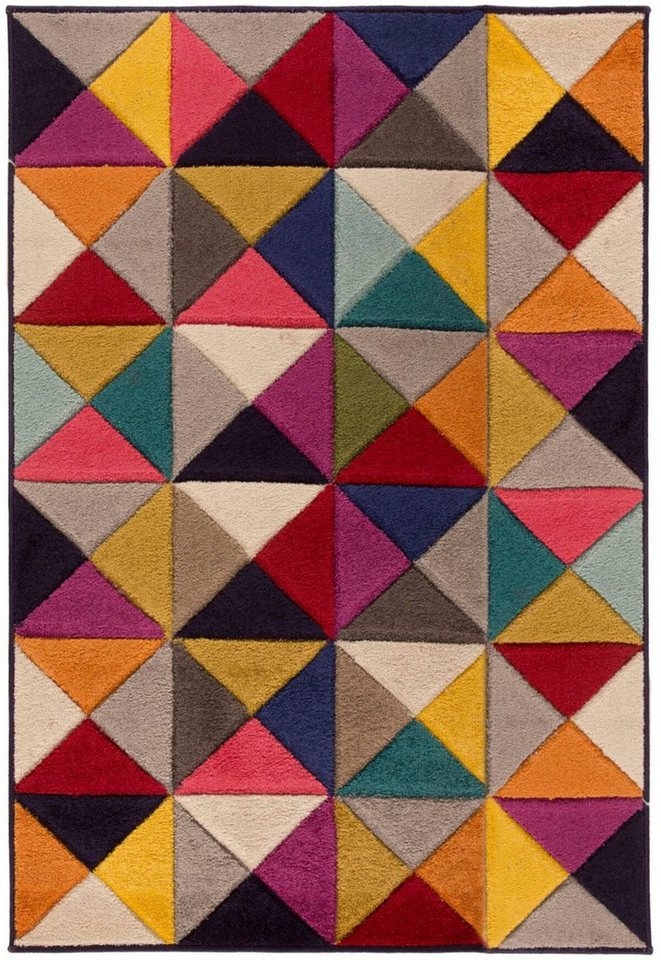 FLAIR RUGS Teppich SAMBA, Höhe: 10 mm, Handgeschnitzt – Bild 2 von 5
