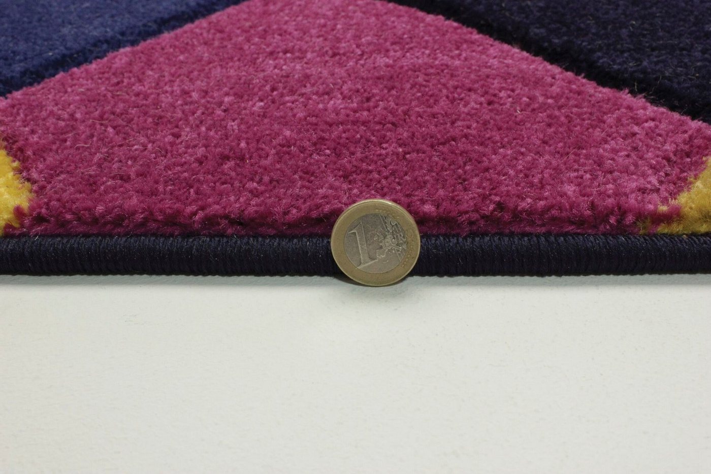 FLAIR RUGS Teppich SAMBA, Höhe: 10 mm, Handgeschnitzt – Bild 4 von 5