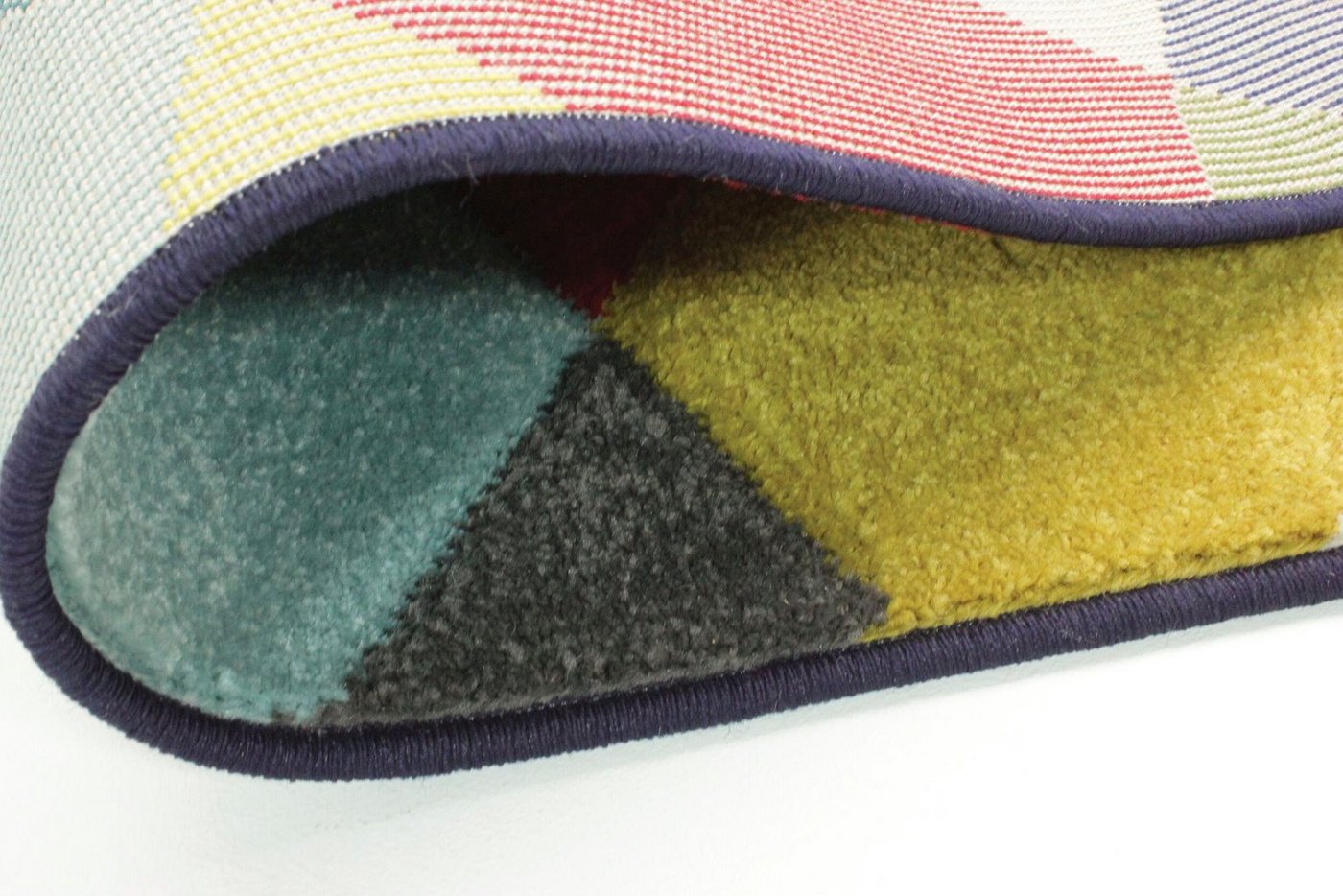 FLAIR RUGS Teppich SAMBA, Höhe: 10 mm, Handgeschnitzt – Bild 5 von 5