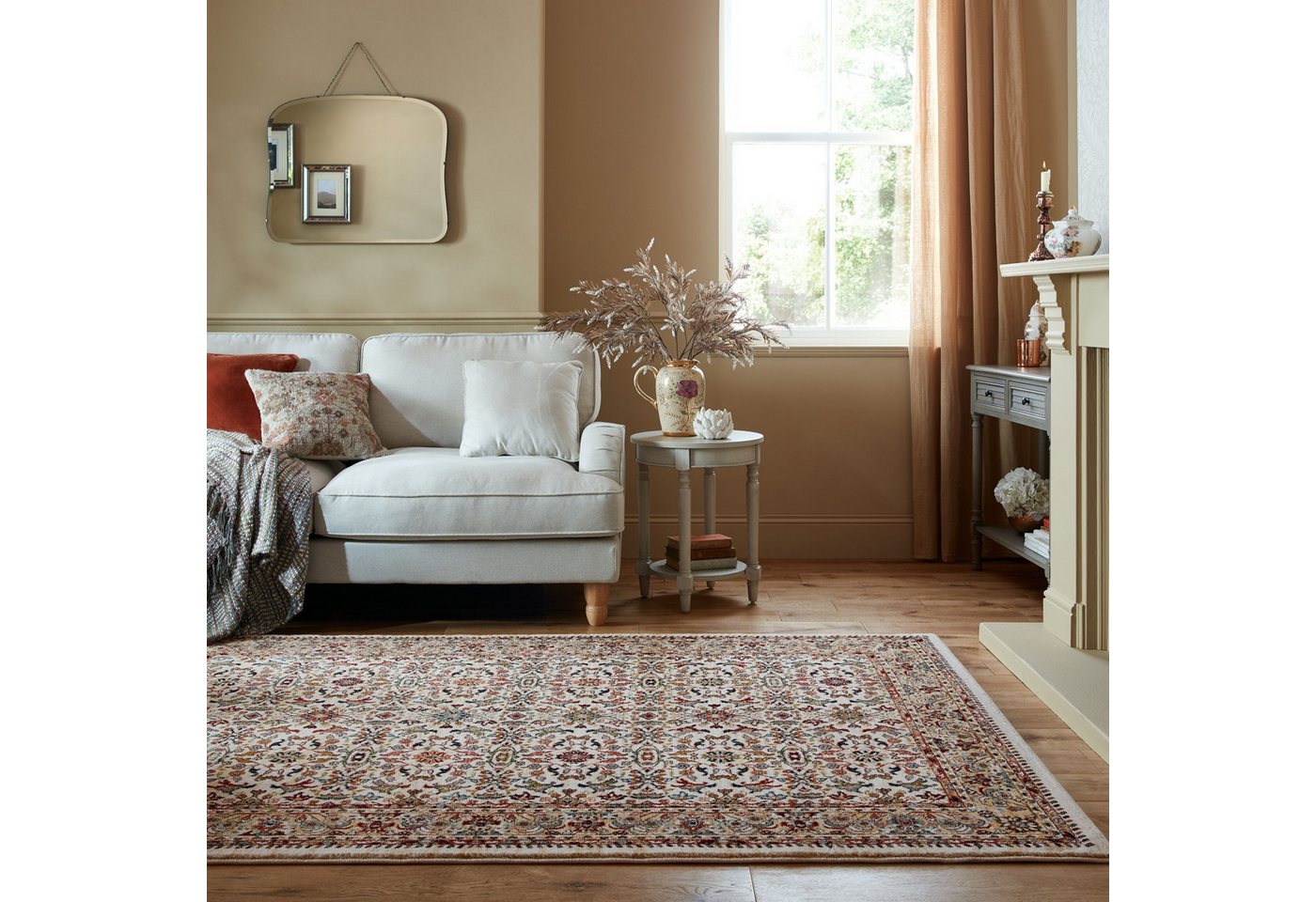 FLAIR RUGS Teppich Sandford, rechteckig, Höhe: 12 mm, Sandford Vintage gemusterter Teppich – Bild 2 von 5